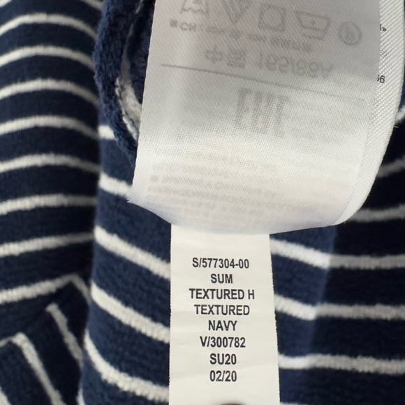 GAP Navy and White Striped Hoodie - Picture 5 of 5